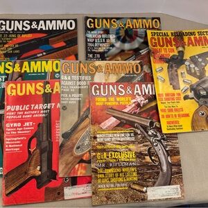 Lot Of 7 Guns & Ammo Magazine Lot 1965: Jan, Feb, April, May, Oct, Nov, Dec